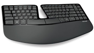 Teclado ergonómico esculpido Teclado ergonómico esculpido
