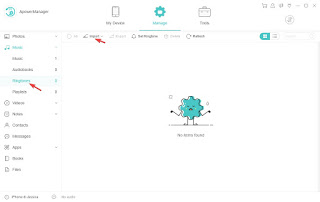 Tonos de llamada ApowerManager Transferencia de ApowerManager