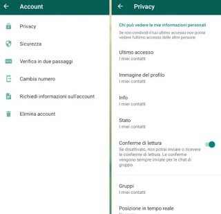 Último inicio de sesión en WhatsApp Ultimo acceso