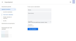Nuevo calendario de Google Nuevo calendario