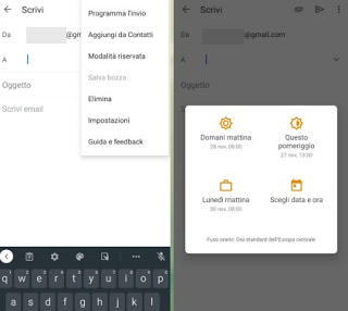 Programa de envío de Gmail Aplicación de Gmail
