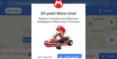 Google Maps como Mario Kart