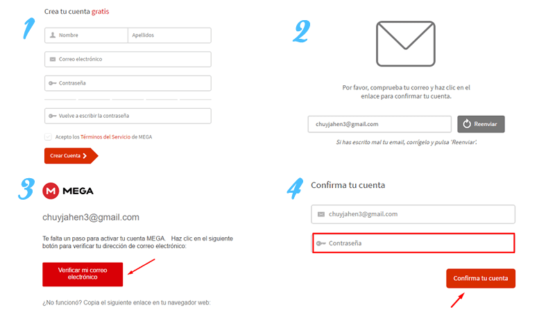 ¿Cómo crear una cuenta en Mega.nz de forma gratuita, fácil y rápida? Una guía paso a paso 1 ¿Cómo crear una cuenta en Mega.nz gratis, fácil y rápidamente? Guía paso a paso 1