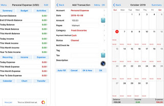 Aplicación Expense Manager Gerente de gastos