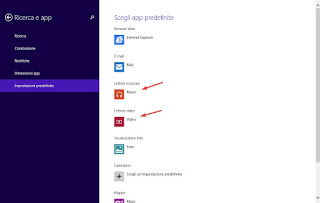 Seleccionar por defecto en Windows 8