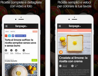aplicación de cocina en páginas de fans