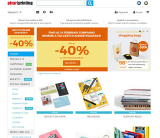 Pixartprinting Sitio web de Pixartprinting