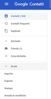 Importar contactos Importa