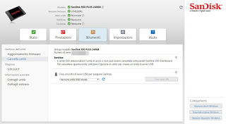 Panel de control SSD de SanDisk SSD de SanDisk