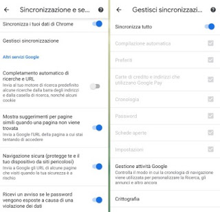 Sincronización completa