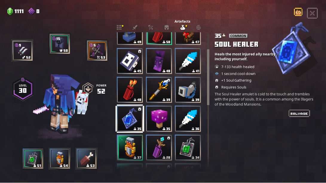 Dungeons Minecraft: una guía de los mejores artefactos