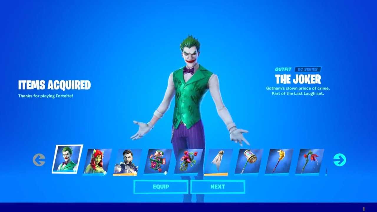 Fortnite: cómo obtener la piel de Joker