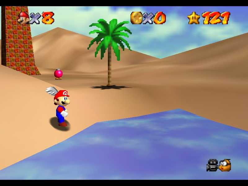 Super Mario 64: dónde encontrar estrellas en el desierto devorador