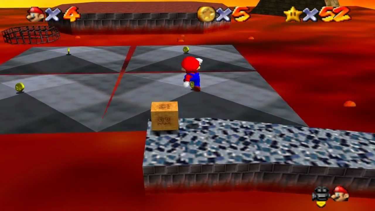 Super Mario 64: Dónde encontrar todas las estrellas en Lake Lava 2 Super Mario 64: Dónde encontrar todas las estrellas en Lake Lava