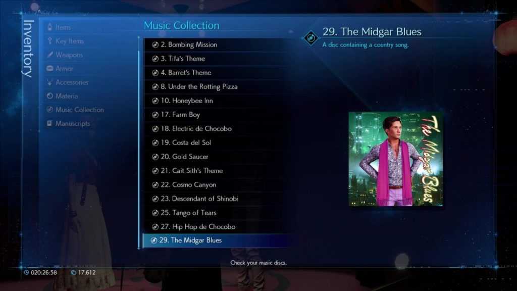 Final Fantasy VII Remake: una guía para encontrar todos los discos de música