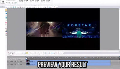 pantalla de video dividida