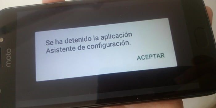 Cómo corregir el error de error de la aplicación de configuración en Android