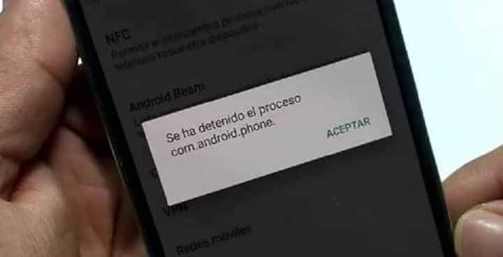 como corregir el error el proceso com android phone se detuvo en cyanogenmod