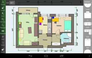 Cómo diseñar un hogar Android con la aplicación Floor Plan Creator