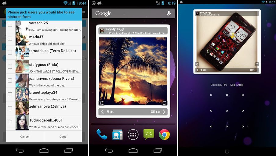 gramwidget un practico widget de instagram en tu dispositivo android 1