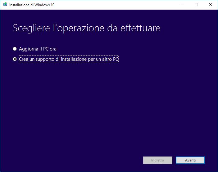 Cree una clave de arranque de Windows 10 2 Crear medios de Windows 10