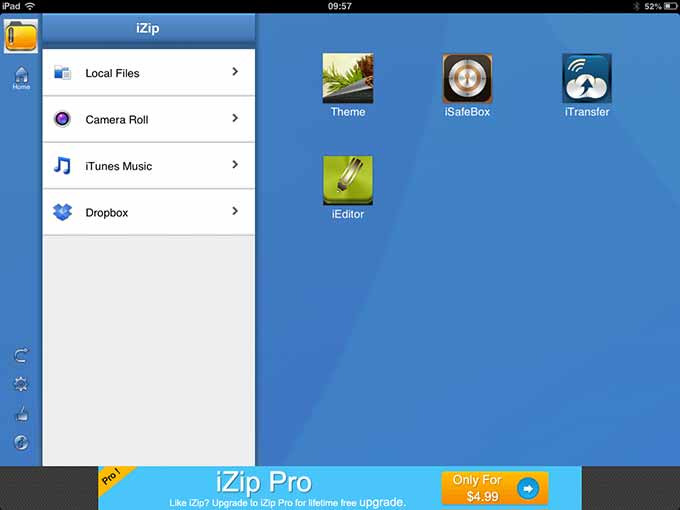 Cómo abrir un archivo ZIP en iPhone y iPad 3 Archivo zip de iPhone