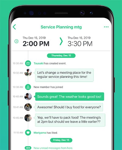 Aplicación TimeTree