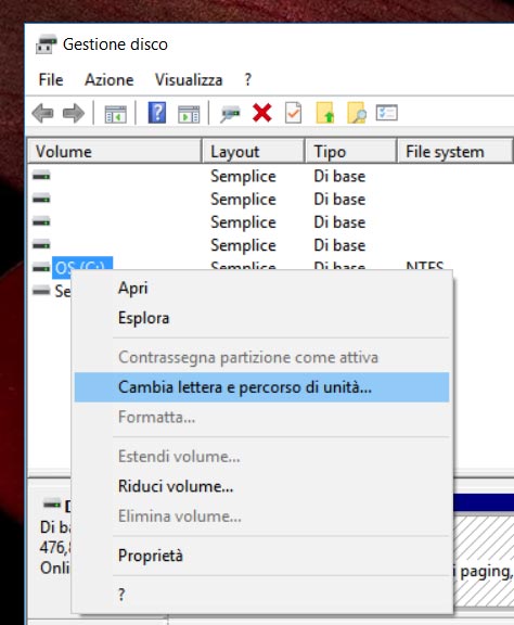 Administración de discos Windows 3