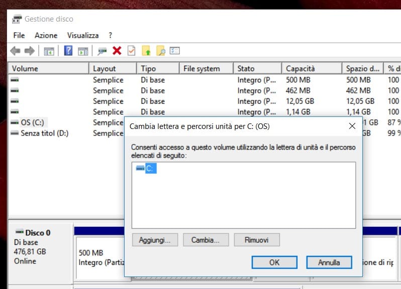Administración de discos de Windows 4