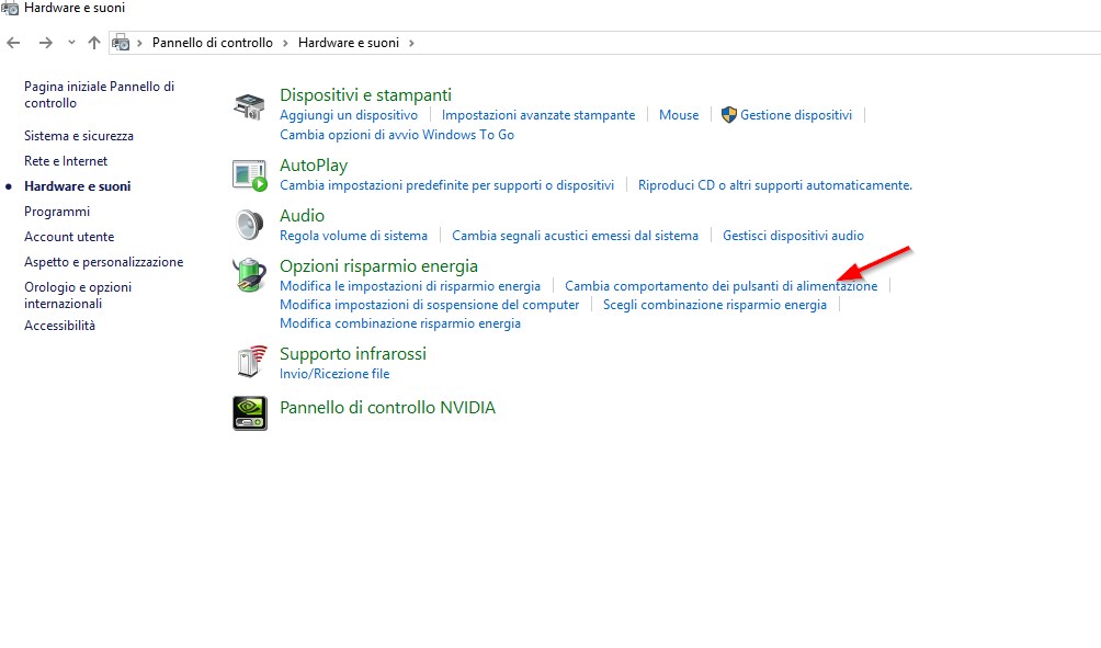 Deshabilitar el inicio rápido de Windows 10
