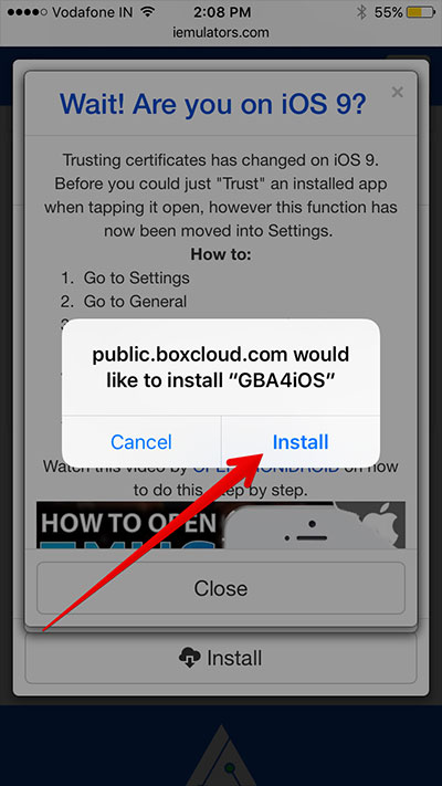 Cómo instalar GBA4iOS en iOS 12 para jugar al juego retro 7 Aplicación GBA4iOS