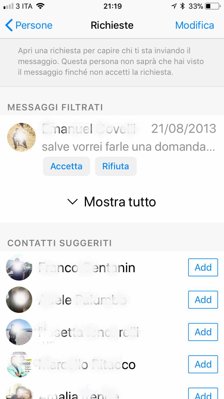 mensajes ocultos en messenger 2