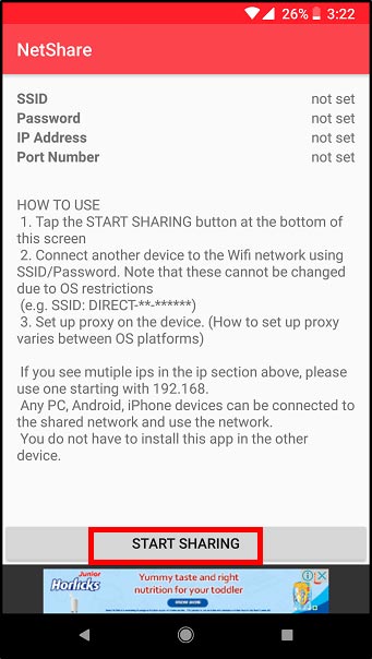 Usa Android como repetidor WiFi 6 Android como repetidor WiFi - net share 1