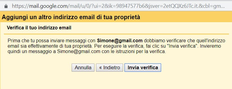 Verifique su nueva dirección de correo electrónico