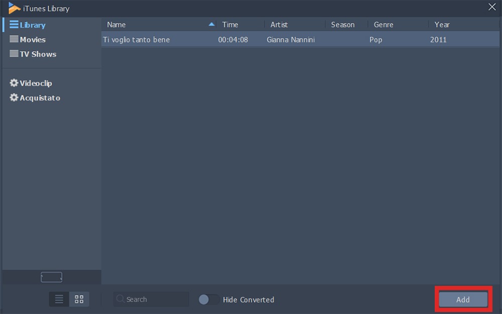 TunesKit DRM Media Converter: elimine DRM fácilmente 4 agregar archivos DMR