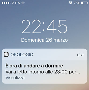 configurar el modo de suspensión en iOS 10