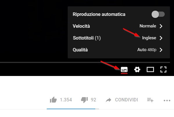 Película en inglés con subtítulos