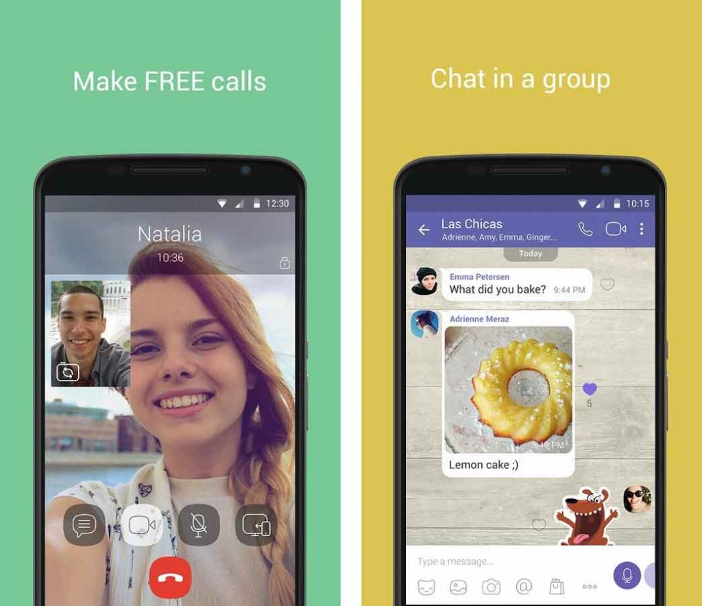 Alternativas viables de faceTime para Android 4 Viber Messenger