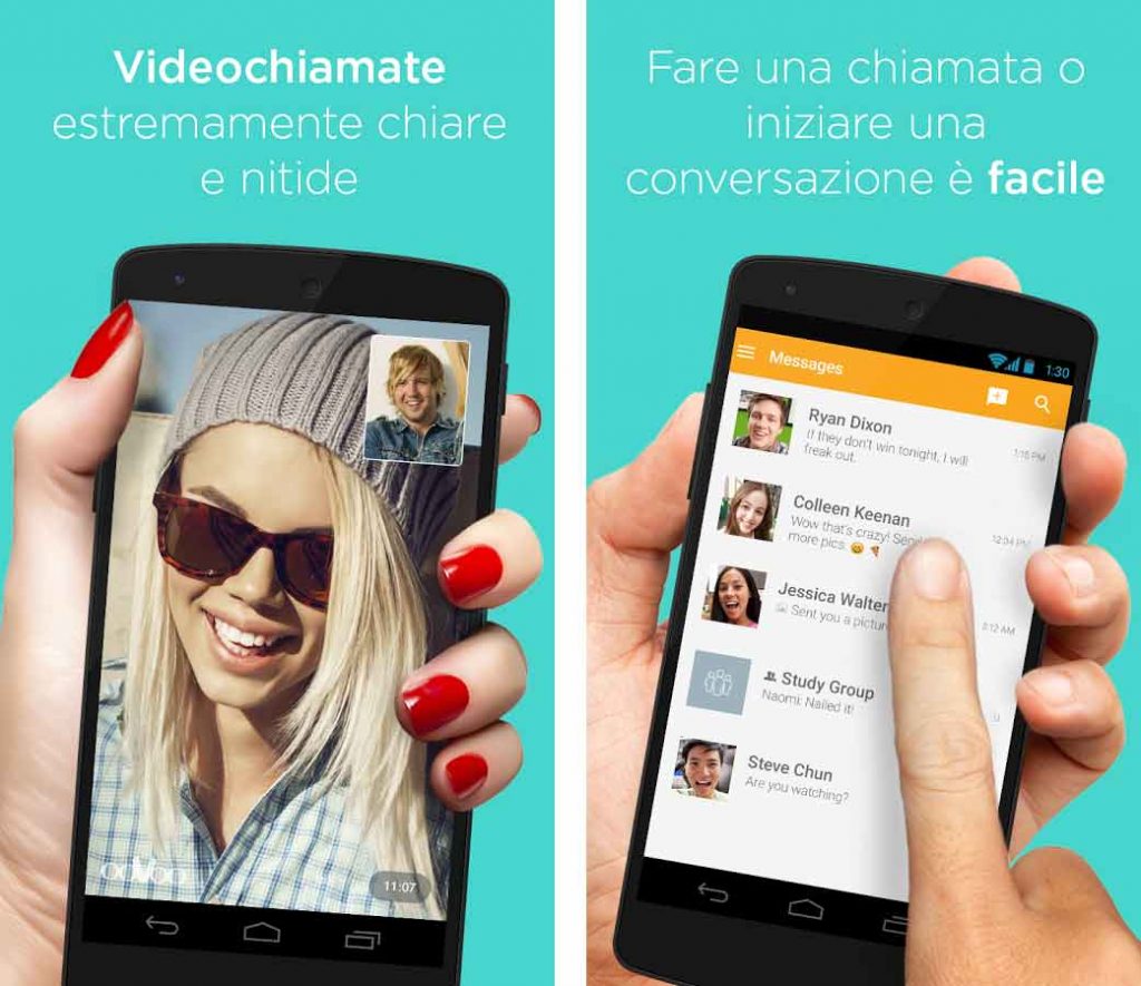 Buenas alternativas a FaceTime para Android 5 aplicación ooVoo