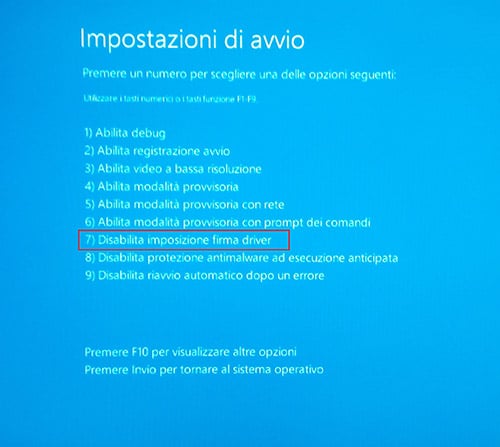 Desactivar la verificación de la firma del controlador para Windows 10 de 64 bits: Guía completa 7 ajuste de la firma del conductor