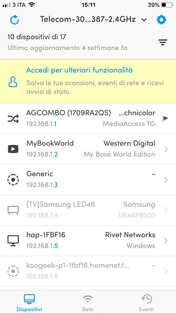 Cómo ver los dispositivos conectados a un enrutador WiFi 3 Fing