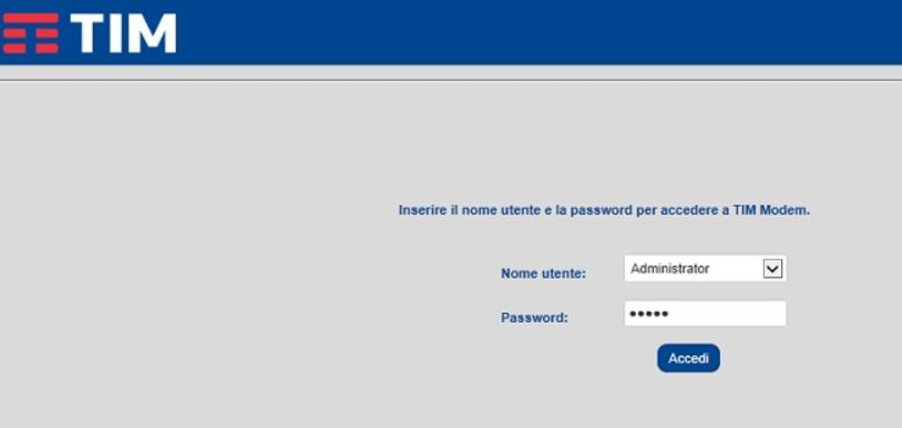 Contraseña del módem de telecomunicaciones 3
