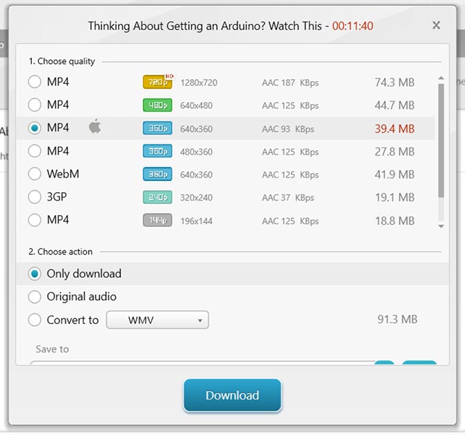 Descargador de videos Freemake