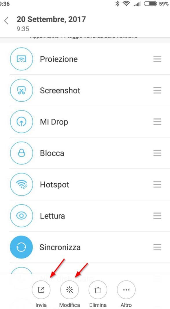 Cómo tomar capturas de pantalla en Xiaomi 4 captura de pantalla en Xiaomi 3