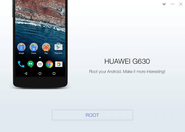 Permisos de root de los teléfonos Huawei 2 Aplicación KingoRoot