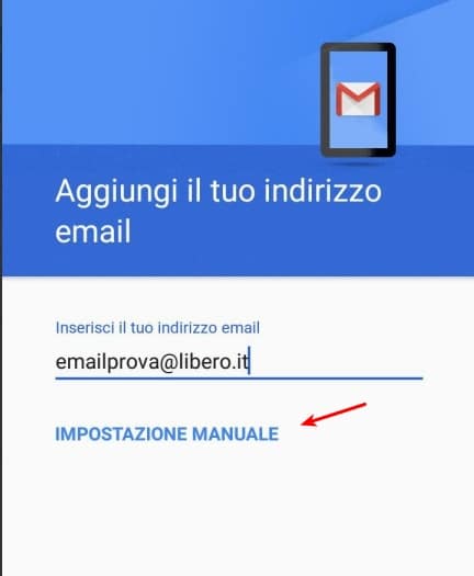 Configurar el correo móvil Libero en Android 4 Configurar Libero Mail en Android
