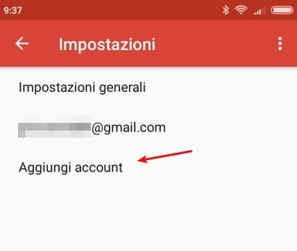 Configurar el correo móvil Libero en Android 2 Configurar Libero Mail en Android