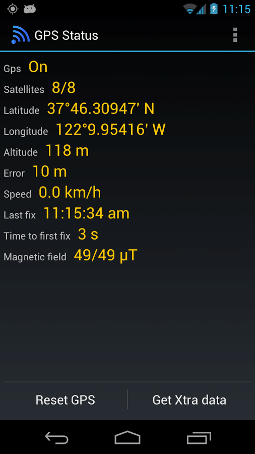 Cómo verificar y reparar GPS lento en dispositivos Android 3 Prueba de estado GPS y corrección de estado