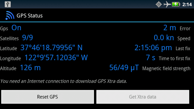 Cómo verificar y reparar GPS lento en dispositivos Android 4 Prueba de estado del GPS y corrección de datos