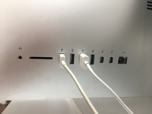 puertos para conectar un iMac como monitor de PC